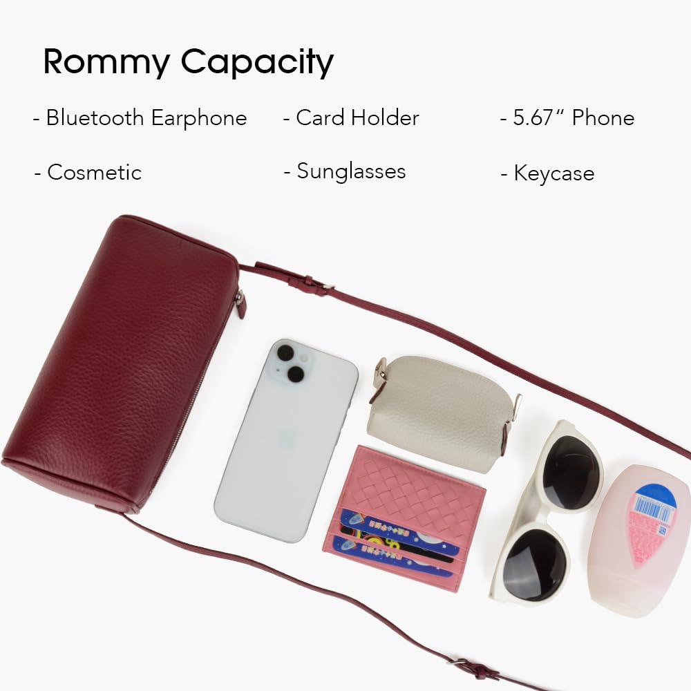 Premium Full-Grained Leather Crossbody Purses for Women