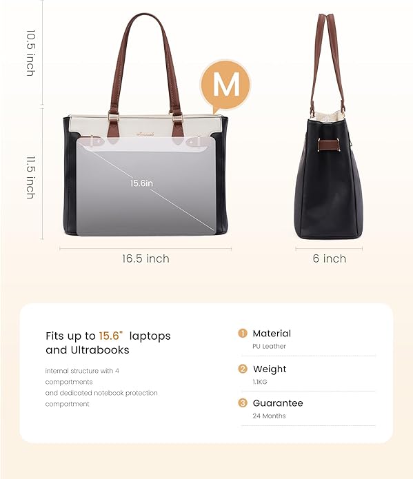 Laptop Tote Bag for Women Work