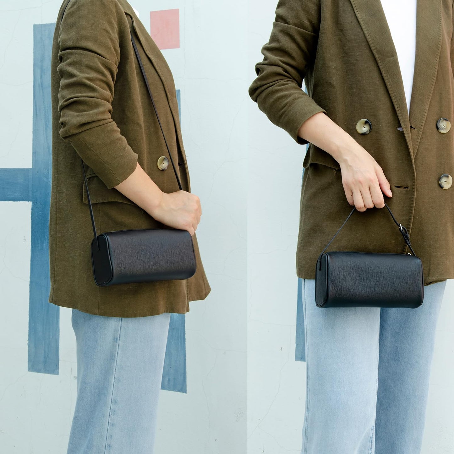 Premium Full-Grained Leather Crossbody Purses for Women