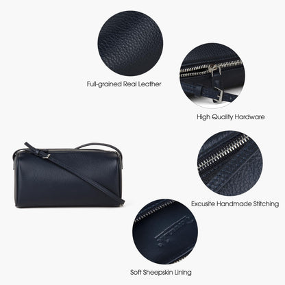Premium Full-Grained Leather Crossbody Purses for Wome