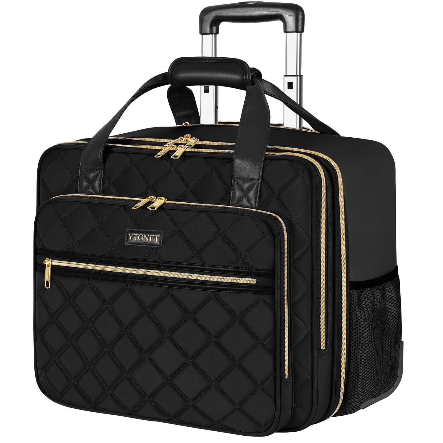 17.3 Inch Laptop Bag with Wheels Rolling