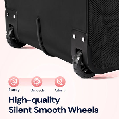 17.3 Inch Laptop Bag with Wheels Rolling