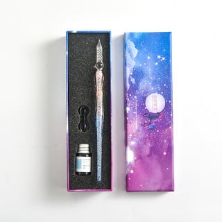 (🎁2023-Christmas Hot Sale🎁)2023 Calligraphy Glass Dip Pen Ink Set