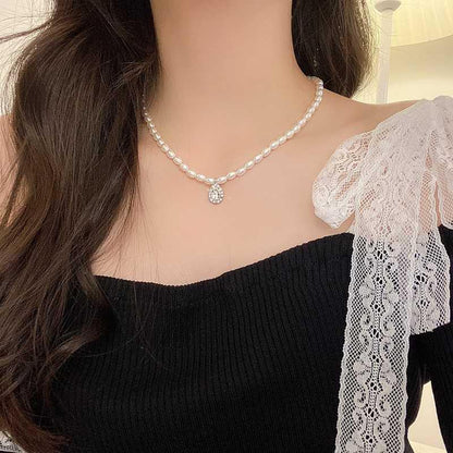 Rice Pearl Necklace