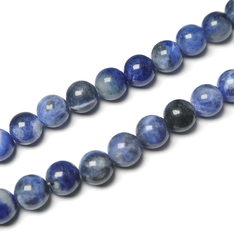 Sodalite Beads Crystal for Anxiety